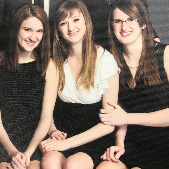 black and white semi-formal dress by melrose - Picture 2 of 5